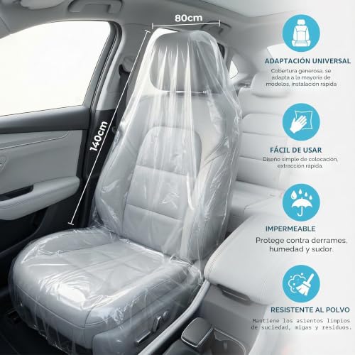 Evite manchas con el protector de asiento para coches Vunanvu de 140x80cm impermeable 5