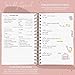 PLANBERRY Weekly Planner Premium – Undated Life Organizer & Budget Planner – Time Management, Goal Setting, To-Do List, Work-Life Balance & Habit Tracker – 6.9″ x 8.5″ (Rose Gold)