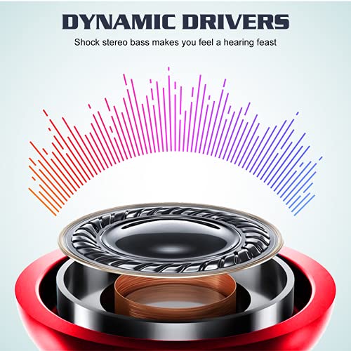 UrbanX R2 Wired in-Ear Headphones With Mic For Sony Xperia C5 Ultra Dual with Tangle-Free Cord, Nois