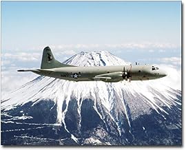 Navy P-3C / P-3 Orion Mount Fuji, Japan 8x10 Silver Halide Photo Print