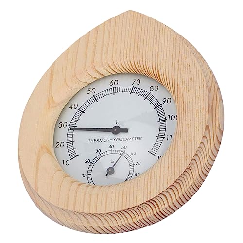 Toddmomy Termómetro Higrómetro Para Sauna De Uso Diario Medidor De Temperatura y Humedad Interior Para Sauna