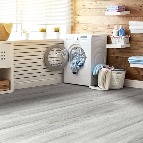 Art3d Interlocking Luxury Vinyl Flooring Tile, Wood Floor Plank for Kitchen Bathroom - Waterproof, Anti-Slip, Wear-Resistant, Reusable - 36 x 6 Inch, 18-Pack Cover 27 Sq. Ft by Art3d - Image 2