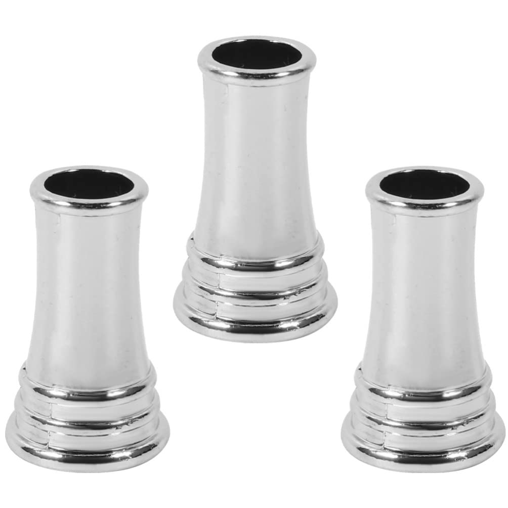 NUOBESTY 3Pcs Metal Single Pen Holder Set Compact Desk Stand Organizer for Fountain Pen Quill Office Use