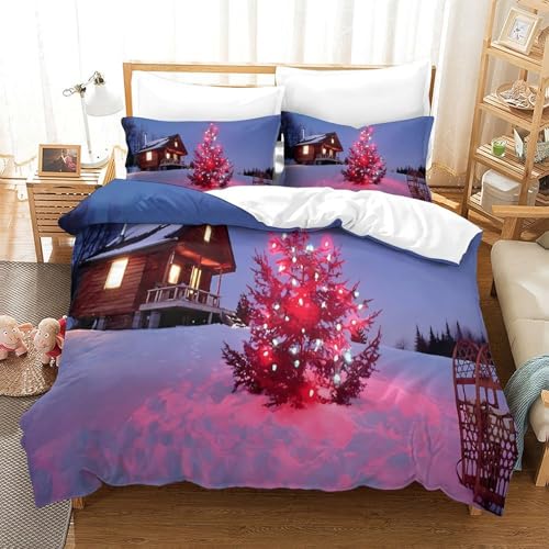Arbre de Noël housse de couette ultra douce, le cadeau idéal pour décorer une chambre d'ado