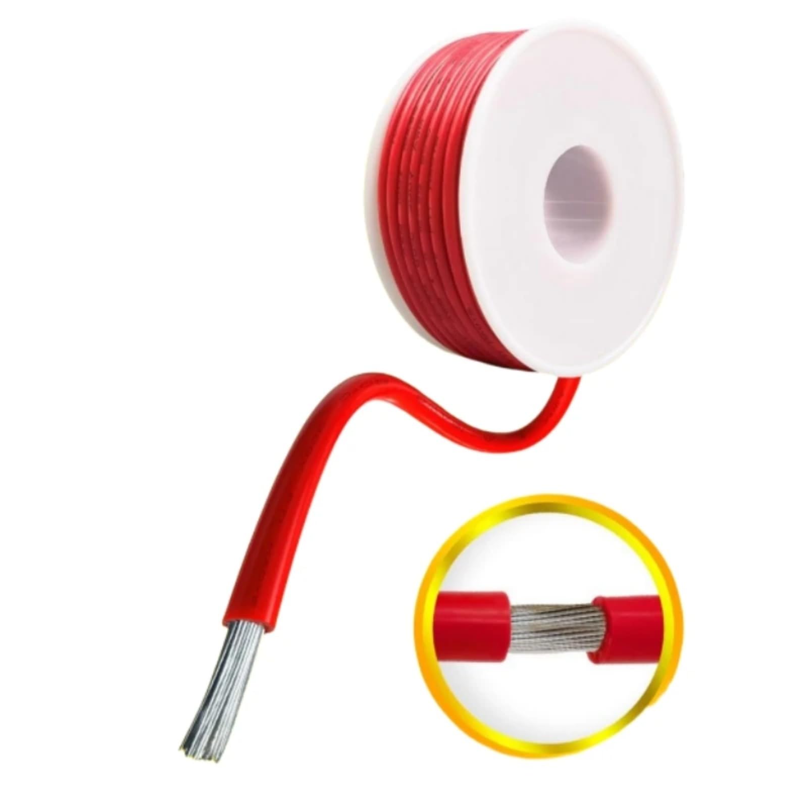 (5 kolorów Mix Kit) UL1007 PVC Cable 16 18 20 22 24 26 28 30AWG (Box 2; 18AWG 5 m x 5 rolek)