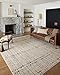 Loloi Darby Collection DAR-06 Sand/Dk. Grey 7'-10" x 10' Area Rug