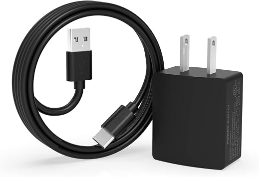 5Ft USB C Charger Replacement for JBL Charge 5, Clip 4, Flip 6, Pulse 5, Fit for GO 3, Tuner 2, Charge 5 Tomorrowland Edition Bluetooth Speaker Type C Charging with 5Ft Power Supply Adapter Cord