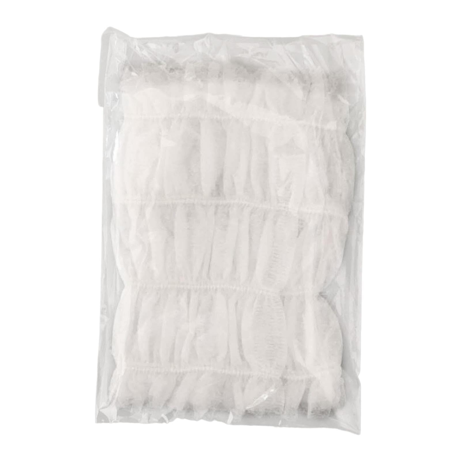 100Pcs SPA Facial Headbands Portable Makeup Head Wraps for Beauty Makeup SPA White-Clothing & Accessories-Men-Accessories-Fashion Headbands