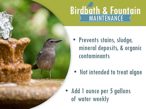Sanco 88002 Bird Bath & Fountain Maintenance, 8 Oz. Natural #TOP1