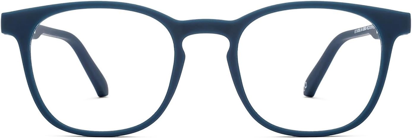 - Lenskart | Zero Power Bluecut & Antiglare Computer Eyeglasses | Full Rim Square Shape | As Seen On Shark Tank | For Men & Women | Medium | LB E14058-W