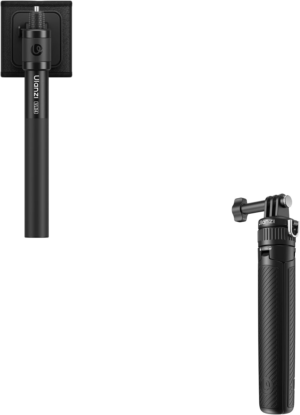 ULANZI VL04 Invisible Selfie Stick ClipMate and MT92 Selfie Stick Tripod