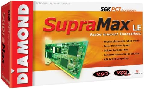 Best Data Diamond SupraMax SM56PCILE-CN 56K Modem