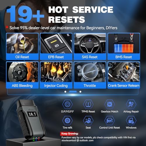 XTOOL AnyScan A30D Bidirectional Scan Tool Lifetime Free Update, Full System Wireless OBD2 Scanner with 19+ Resets, Car Code Reader for iOS & Android, ABS Bleed, Throttle Relearn, EPB, FCA AutoAuth - 3
