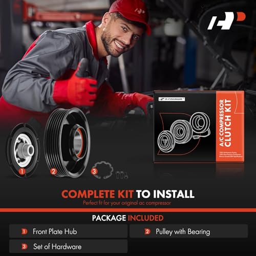 A-Premium Air Conditioner AC Compressor Clutch Kit Compatible with Kia by A-Premium - Used condition - Image 2