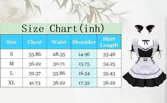 Französisches Maid-Kostüm für Damen, japanische Anime-Kellnerin Französisches Maid-Kostüm für Damen, japanische Anime-Kellnerin