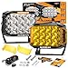 Auxbeam V-MAX Series 4x2.5 Inch+7x5 Inch Rectangle Offroad Spotlight with Amber DRL, 270° Combo Beam 6 Modes White/Amber/Yellow Auxiliary Lights with -4PCS