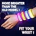 KIRALUMI 8 PCS LED Glow Bracelets, Light Up Bracelets for Kids Adults - Glow in The Dark Party Bracelets Favors Supplies for Christmas, Concerts, Festivals, Game Prizes, Sports, Rave Accessories.