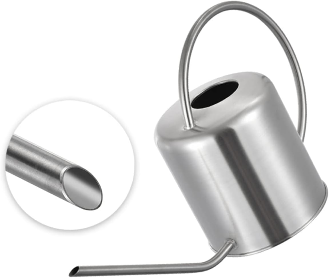 Watering can,1pc Watering Can Indoor House Plants Succulants Watering Pitcher House Plants Watering Can Copper Garden Water Pot Spray Bottle Small Watering Can Hand Watering Can Watering Can(Silver)