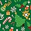 Green Christmas Print