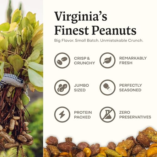 Image of Belmont Peanuts Southwest Spice Bar Mix, 18 oz (1 Pack) - Virginia Peanuts, Buffalo Nuts, Everything Sticks, Smoked Almonds and Guacamole Bits - Simple Ingredients, No Preservatives, Hand Seasoned