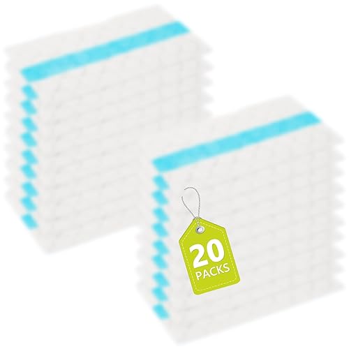 20Pcs Vacmop Replacement Pads Compatible with Shark Vac Mop VM250