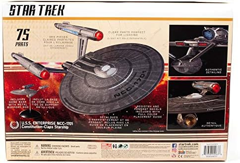 Polar Lights Star Trek Discovery U.S.S. Enterprise 2T 1:1000 Scale Set Prop Replica Model Kit (POL973M)