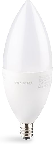 Miniatura 8 de Westgate Bombillas LED TC-E12-4.5W-RGBW-WiFi, base E12, cambio de color, vida útil de 25000 horas, compatible con Alexa y Google, regulable,