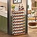 Sonyabecca 48 Bottles Wine Rack Freestanding Floor with Wood Top, 8 Tier Wine Bottle Holder, Wine Storage for Kitchen Pantry, Tall Wine Bar Stand Shelf Display 25.2''L X 10.7''W X 47.2''H