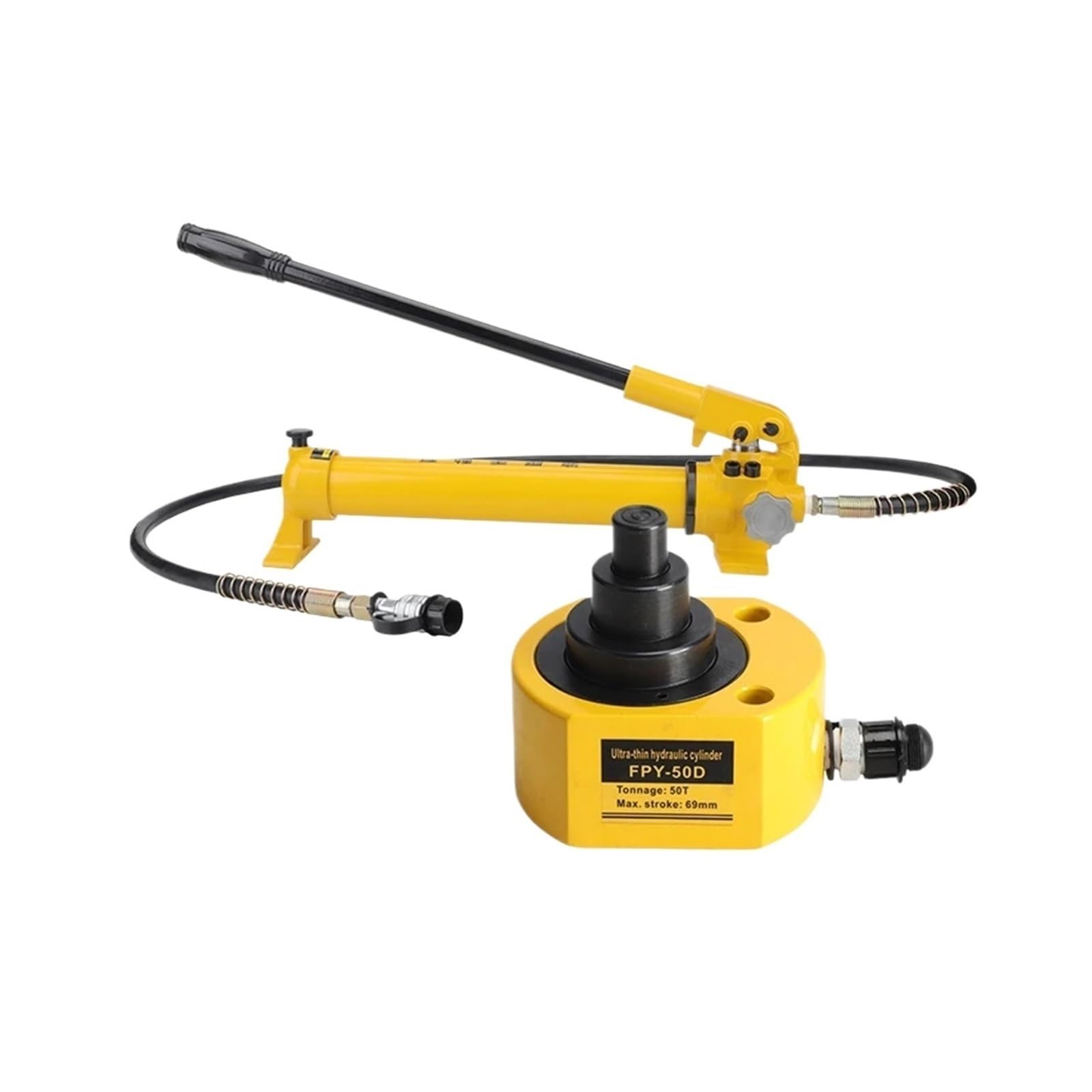 DUOCAI Hydraulic Ram Jack Multi-Section Stroke Multi-section hydraulic jack Hydraulic cylinder electric jack Separate DFPY-10T 20T30T50T100T(50 with CP-700)