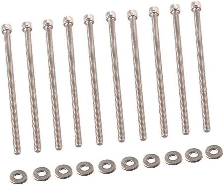 Dewhel Engine LS Series Intake Manifold Bolts Kit SS Stainless Steel For LSX LS1 LS2 LS3 LS6 CAMARO CORVETTE GM