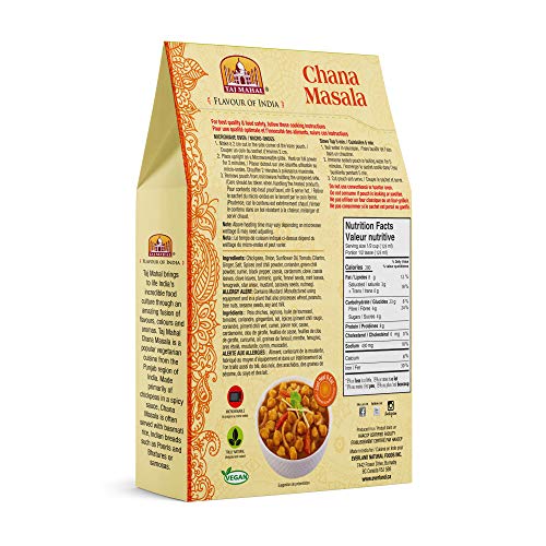 Taj Mahal Chana Masala - Ready to Eat (Chickpeas), 285 Grams Beige - Image 3