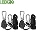 Produktbild LEDGLE Rope Ratchet Hanger, Easy Rolls, 1/8 Zoll Duty Heavy Rope Hanger Seilratsche für Einstellbare Pflanzenlampe Seilratsche Lastkapazität (2 Stück)