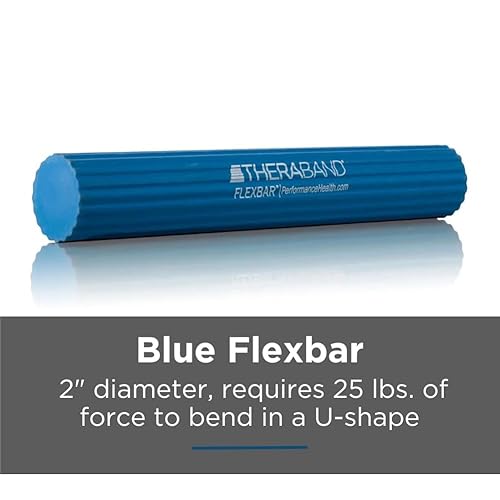 Miniatura 5 de Flexbar Barra de ejercicio azul