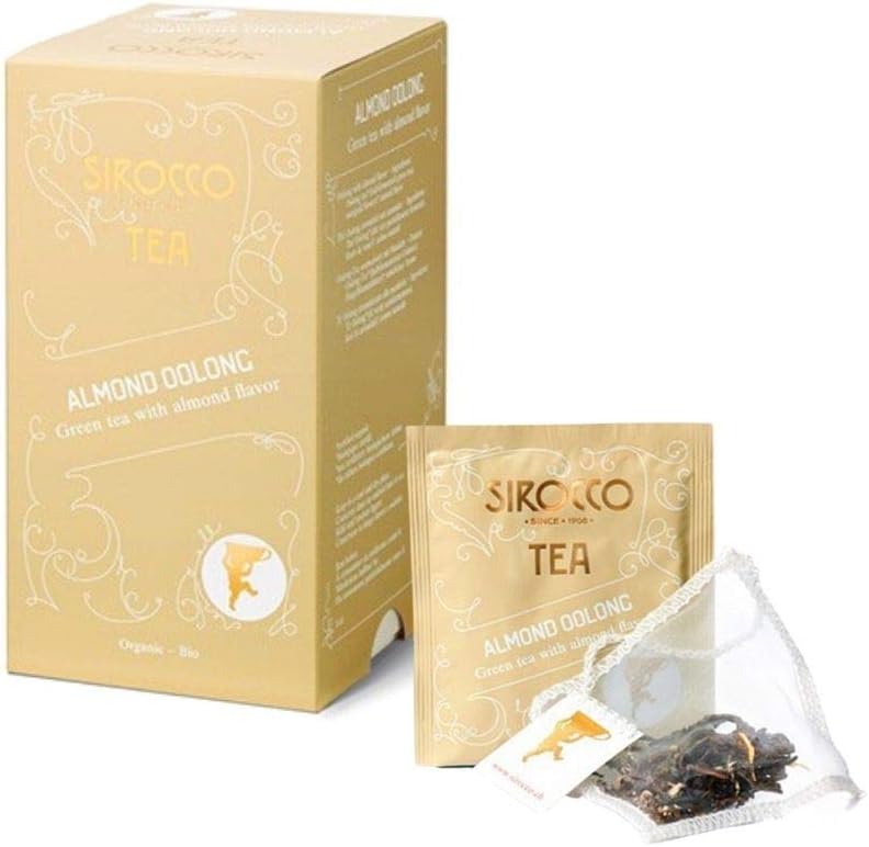 SIROCCO TEA Switzerland - ALMOND OOLONG - 20 tea bags