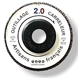 Diamantscheibe 115 mm – Körnung 120 | Schleifen Finish Fliesen, Stein, Beton | Ø 115 mm Bohrung 22,23 mm | Fliesenwerkzeug 2.0 – Französisches Handwerker