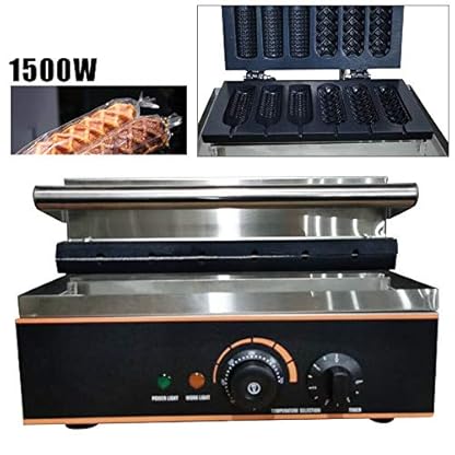 SHZICMY Elektrischer HotDog-Bäcker Waffeleisen Elektro Anti-Haftbeschichtung Waffeleisen Kommerzielles Hot Dog Maschine Waffle Maker 1500W – Bild 6