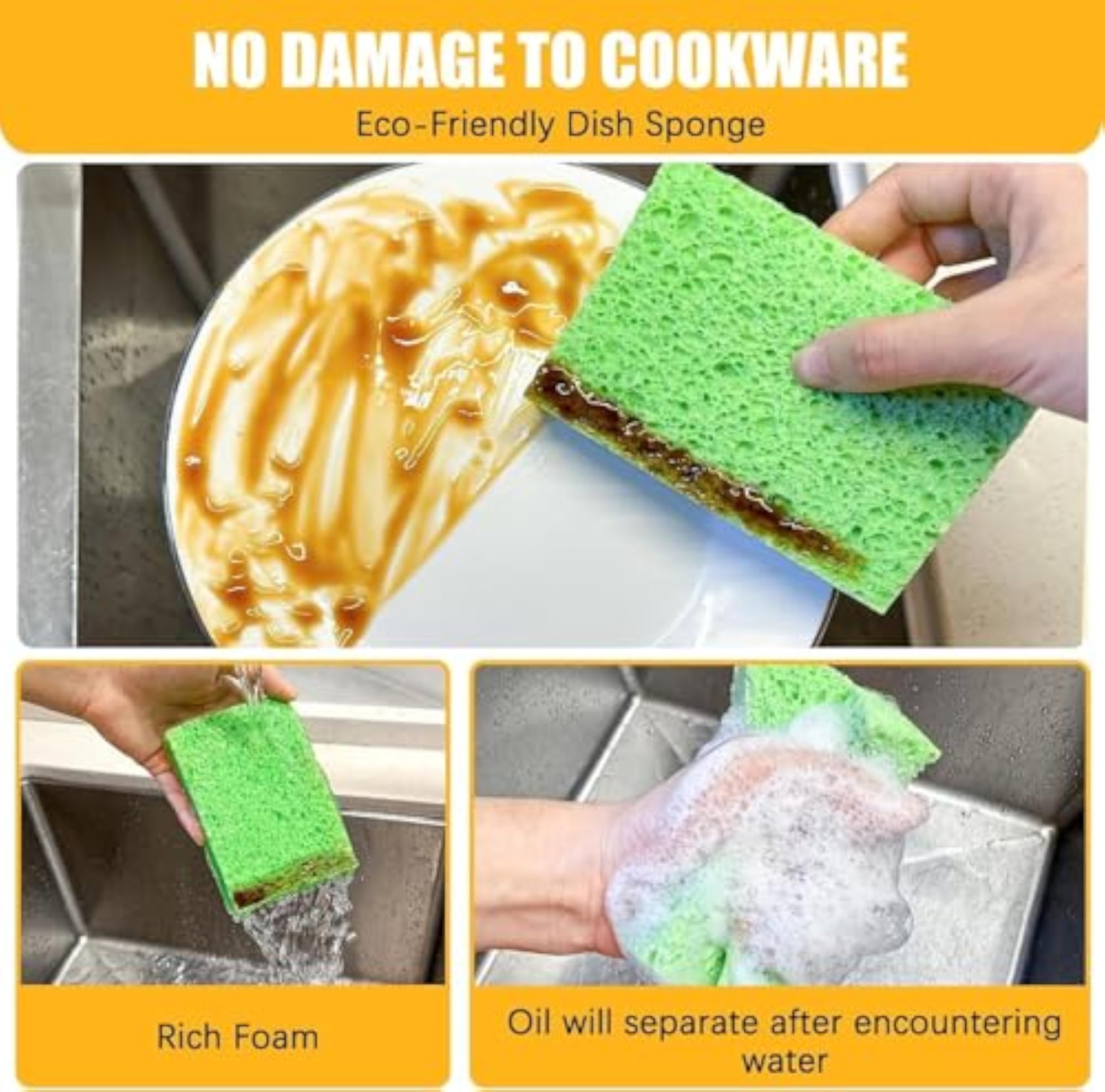 Magic Eraser Cleaning Sponge Pack of 6 for Multi-Purpose Use