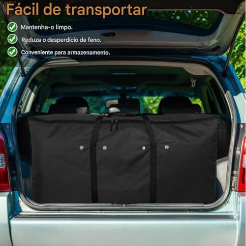 Sacos de feno para cavalo, saco de alimentação de cavalos, Saco de fardo de oxford para fortes Oxfor