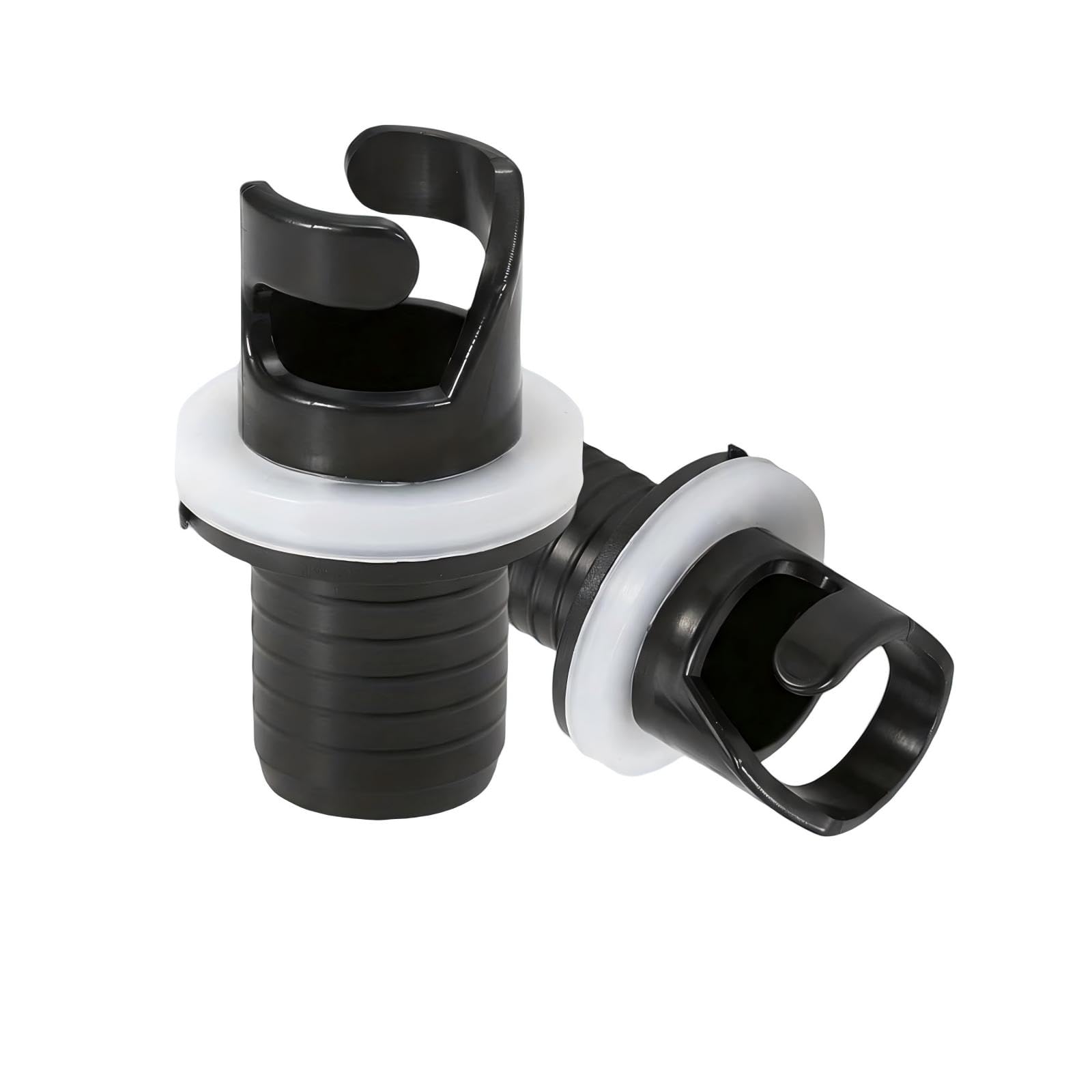 JXAurix 2Pack Plastic Air Valve Adapter,Inflatable Kayak Pump Hose