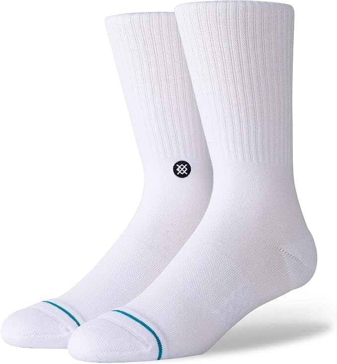 Stance Icon Classic Casual Crew Socks 3-Pack, Cotton Blend and Cushioning Arch Support - Image 3