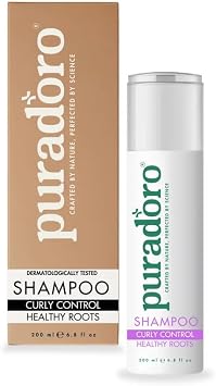 Curly Control & Healthy Roots Shampoo   Enhances Curls, Hydrates with Argan & Jojoba Oils, Defines Natural Curls for Wavy & Curly Hair