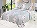 English Roses Quilt set, Cotton Rich,Prewashed, Preshrunk.As Bedspread, Bedcover,Coverlet, Bed Throw