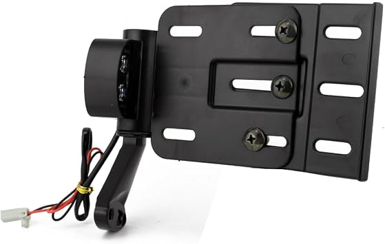 Motorcycle LED Light License Plate Frames Side Mount License Plate Holder for Harley Forty Eight Sportster XL1200 XL 883L