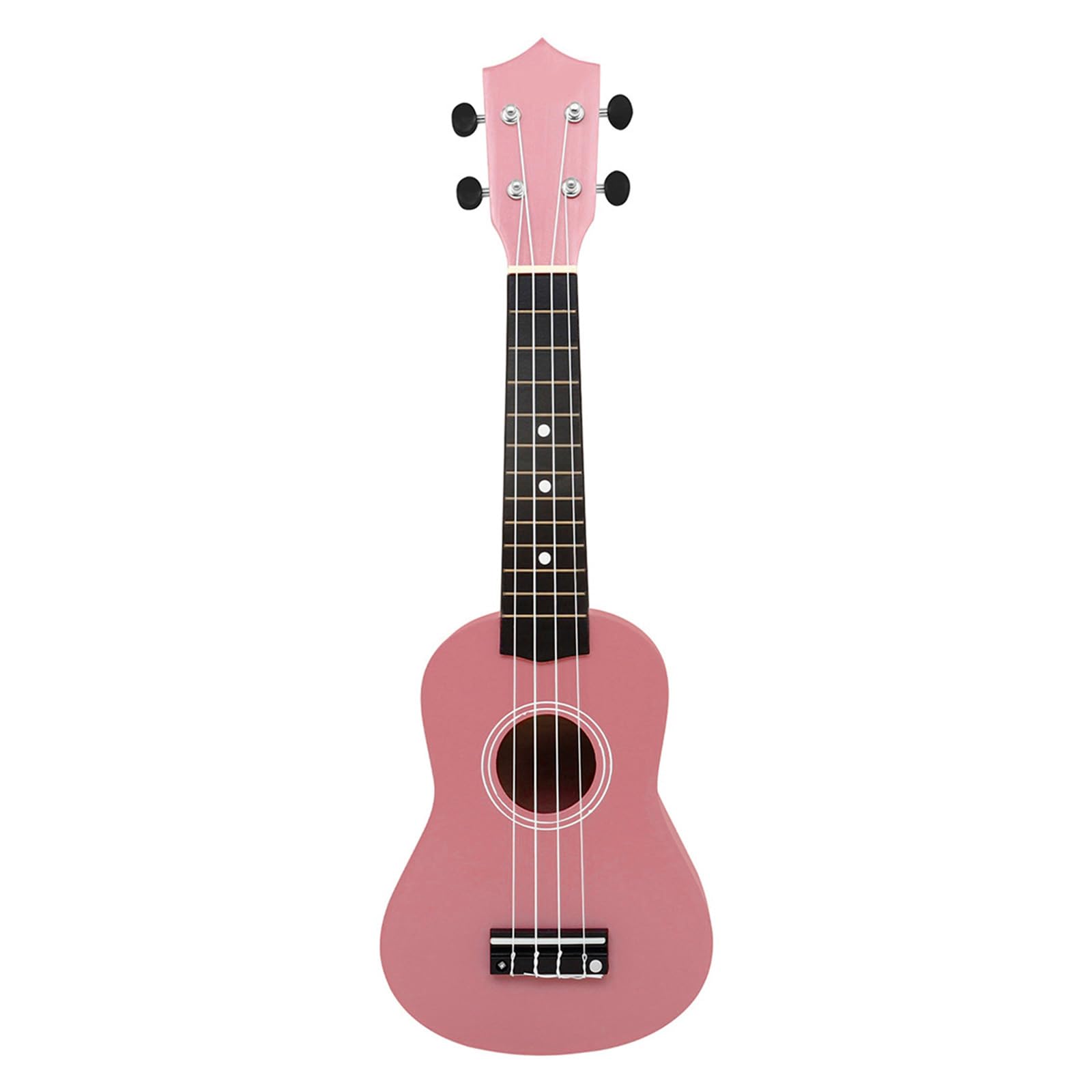 Ukulele colorato da 53,3 cm, a quattro corde, in legno, per principianti, con tocco delicato e corpo bellissime, melodie regolabili