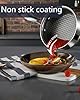 USELUCK Nonstick 2-QT Saucepan with Glass Lid,Stainless Steel Pot,Stay-Cool Handle,Dishwasher-Safe,Oven-Safe,Induciton Ready,Compatible with All Cooktops. #2