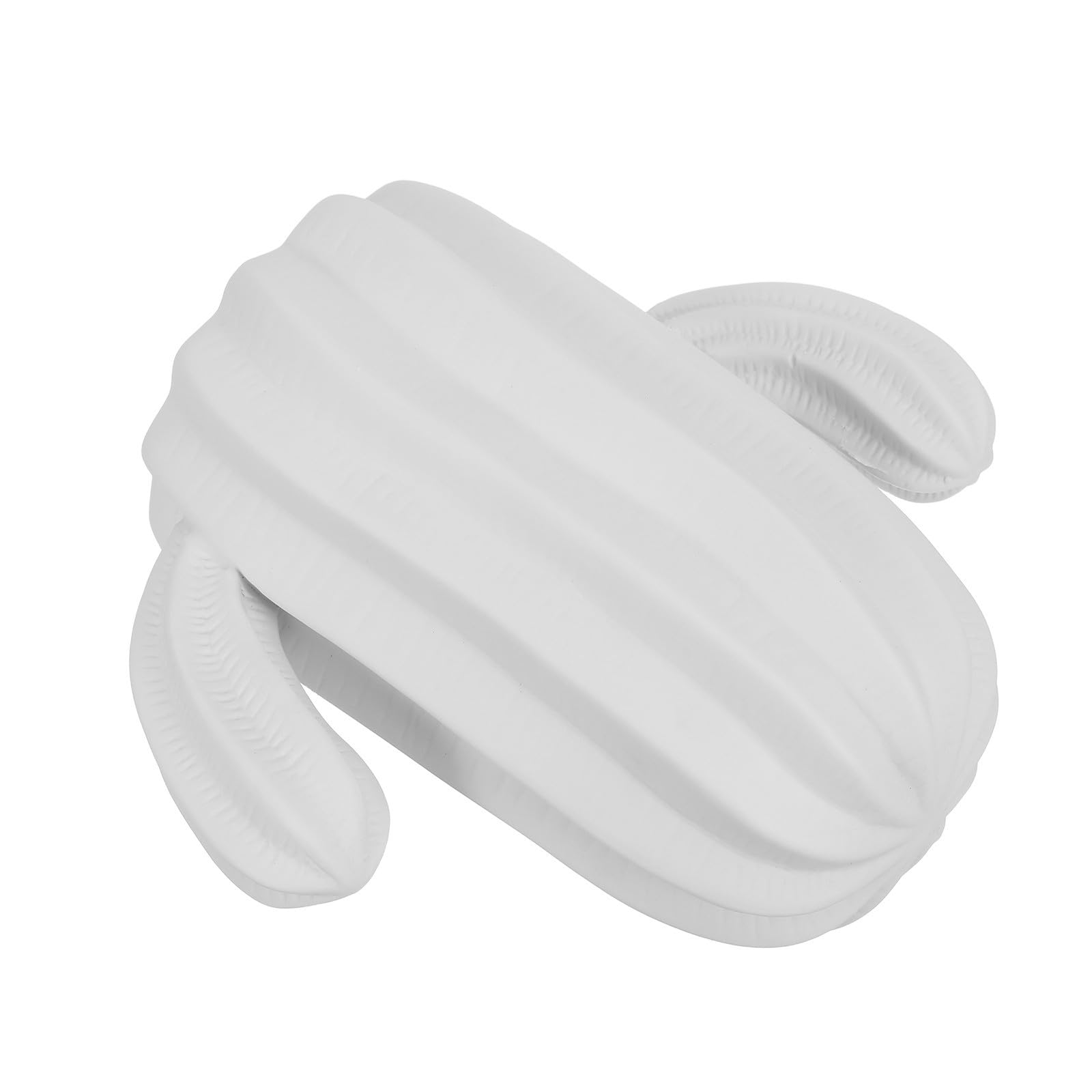 Ornement en céramique blanc au design moderne et créatif pour salon élégant