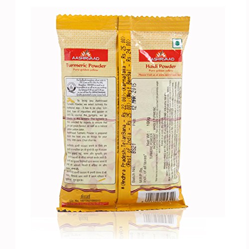Image of Aashirvaad Powder - Turmeric, 100 Gram Pouch