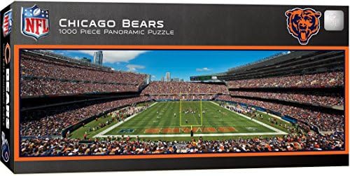 MasterPieces 1000 Piece Sports Jigsaw Puzzle - NFL Chicago Bears Endzone View Panoramic - 13"x39"