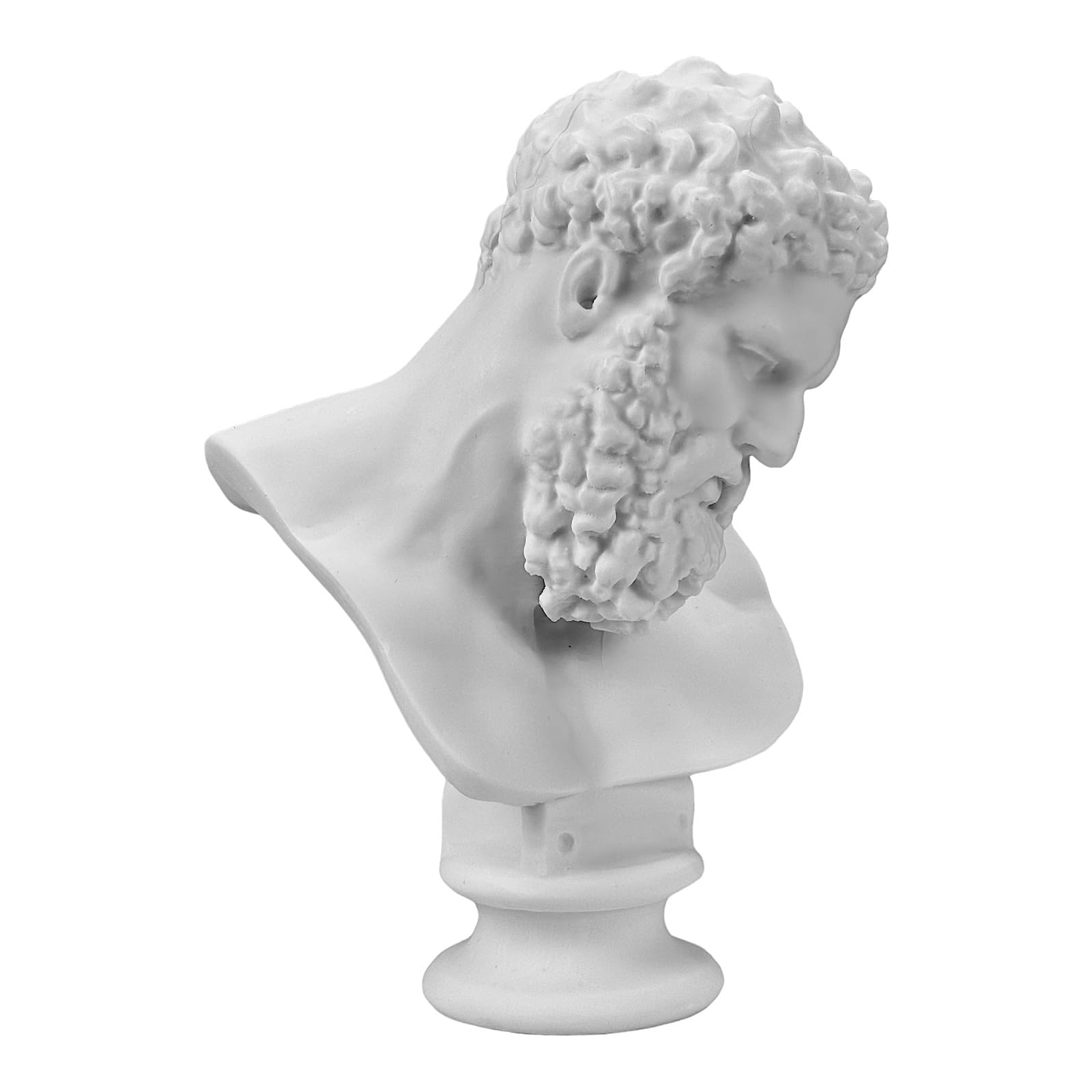 Farnese Hercules Büste griechische Statue Skulptur Gussmarmor Kopie 19,8 cm
