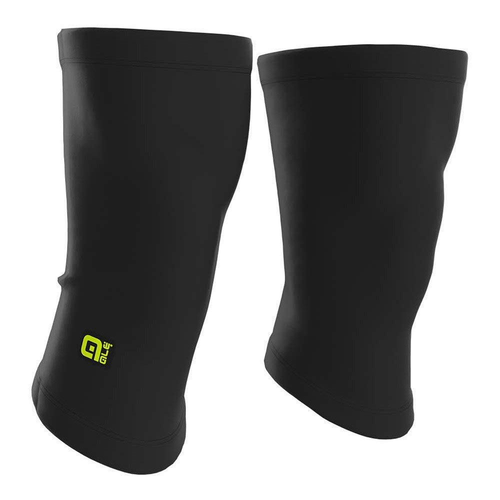 Alé Cycling Unisex Termico Kneewarmers, Black, One Size
